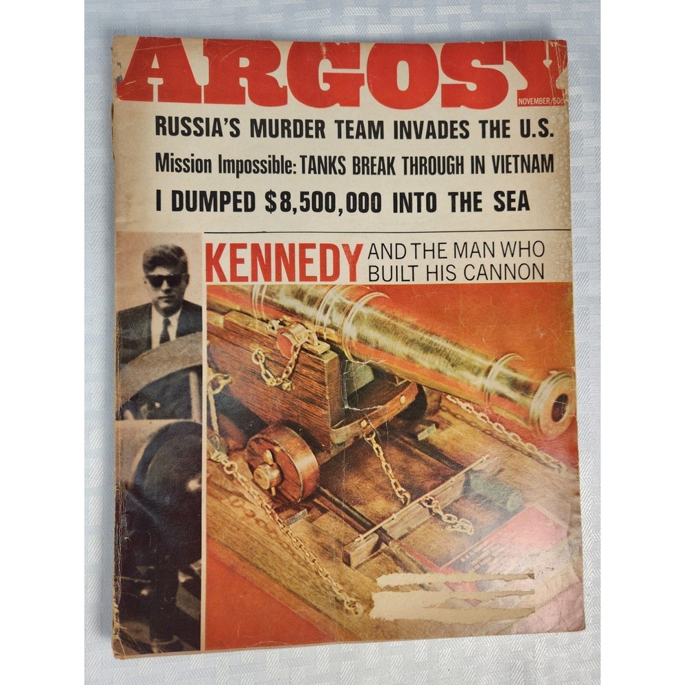 Argosy November 1967 John F Kennedy & His Cannon